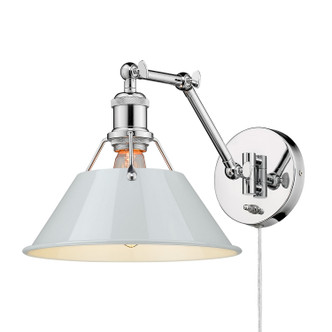 Orwell One Light Wall Sconce (3306-A1W CH-DB)