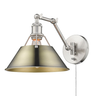 Orwell One Light Wall Sconce (3306-A1W PW-AB)