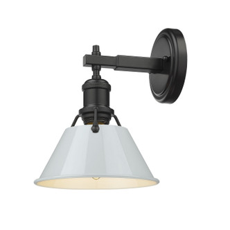 Orwell One Light Bath Vanity (3306-BA1 BLK-DB)
