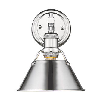 Golden - 3306-BA1 CH-CH - One Light Bath Vanity - Orwell - Chrome