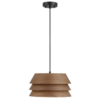 Golden - 3990-13 DWA - One Light Pendant - Aalto - Dark Walnut