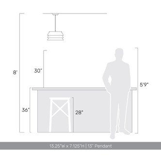 Aalto One Light Pendant (3990-13 DWA)