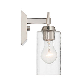 Brilia One Light Wall Sconce Vanity (5189-WSC PN-HWG)