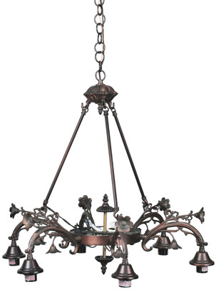 Meyda Tiffany - 26181 - Eight Light Chandelier - Victorian - Mahogany Bronze