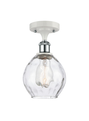 Innovations - 516-1C-WPC-G362-LED - LED Semi-Flush Mount - Ballston - White Polished Chrome