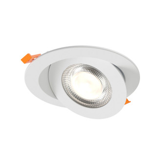 Dals - FGM6-CDW-WH - Flat Gimbal Recessed - Pivot - White