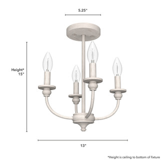 Southcrest Four Light Flush Mount (19643)
