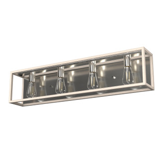 Hunter - 19676 - Four Light Vanity - Squire Manor - Brushed Nickel