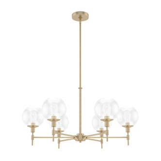 Hunter - 19743 - Six Light Chandelier - Xidane - Alturas Gold