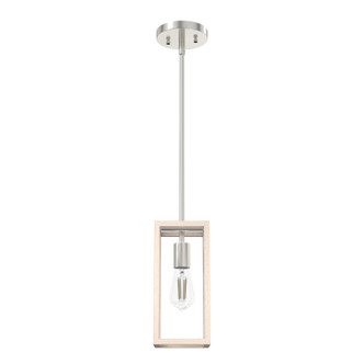 Hunter - 19770 - One Light Mini Pendant - Squire Manor - Brushed Nickel