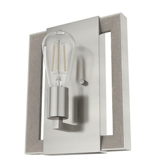 Hunter - 19867 - One Light Wall Sconce - Woodburn - Brushed Nickel