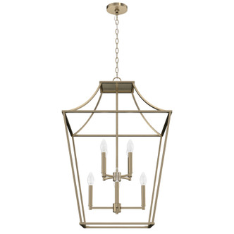 Hunter - 19873 - Eight Light Pendant - Laurel Ridge - Alturas Gold