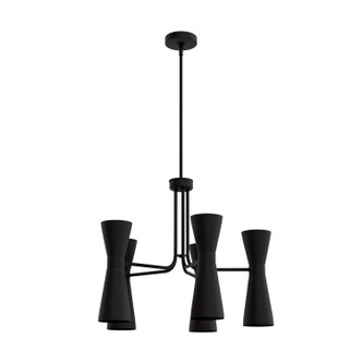 Hunter - 19896 - Ten Light Chandelier - Zola - Matte Black
