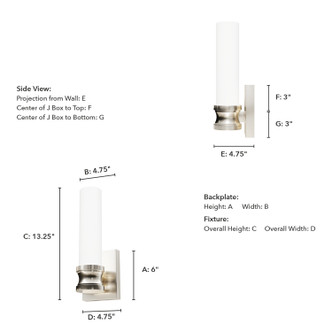 Lenlock One Light Wall Sconce (19902)