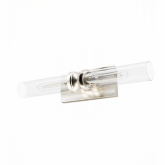 Hunter - 19925 - Two Light Vanity - Lenlock - Brushed Nickel