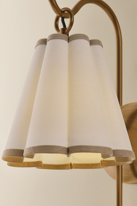 Eula One Light Wall Sconce (H1164101-PBR)