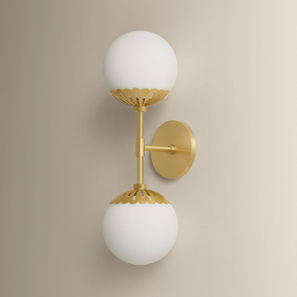 Paige Two Light Wall Sconce (H193102-AGB)