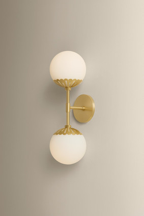 Paige Two Light Wall Sconce (H193102-AGB)