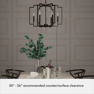 Zoanne Six Light Chandelier (45241)