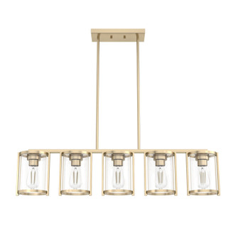 Hunter - 48014 - Five Light Chandelier - Astwood - Alturas Gold