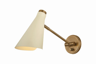 Troy Lighting - B4311-PBR/SSD - One Light Wall Sconce - Andersen - Patina Brass