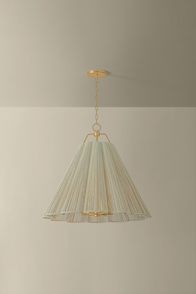 Troy Lighting - F3436-VGL - Six Light Chandelier - Sonoma - Vintage Gold Leaf