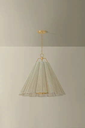 Troy Lighting - F3436-VGL - Six Light Chandelier - Sonoma - Vintage Gold Leaf