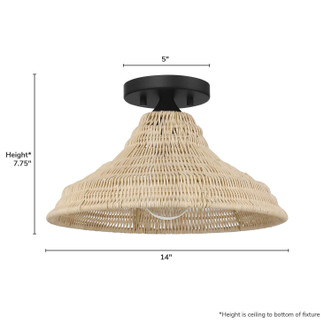 Agoura One Light Flush Mount (48082)