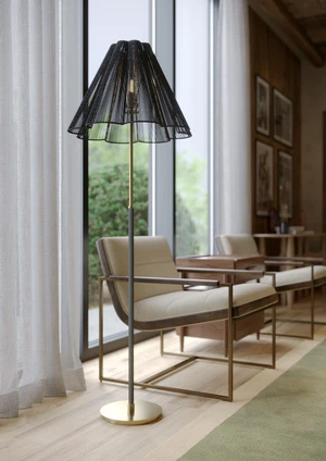 Sonoma One Light Floor Lamp (PFL3464-PGL)