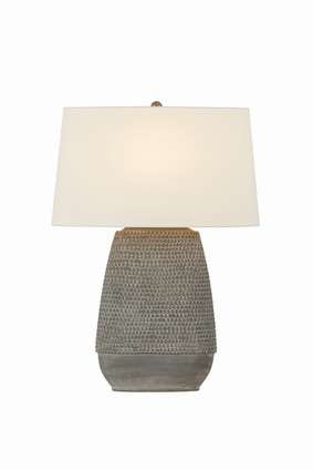 Troy Lighting - PTL4527-PBR/CGA - One Light Table Lamp - Waylen - Patina Brass