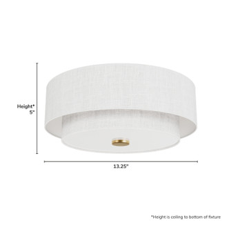 Brookside Two Light Flush Mount (48122)