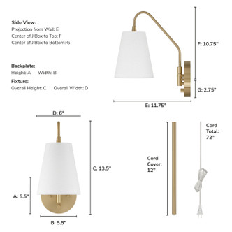 Valley Park One Light Wall Sconce (48173)