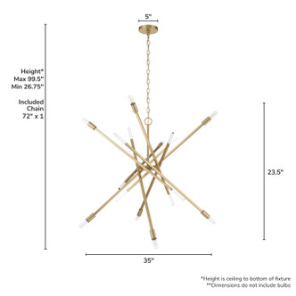Vicontessa Eight Light Chandelier (48180)