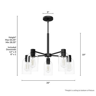 Lochemeade Five Light Chandelier (49081)
