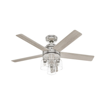 Hunter - 52651 - 52Ceiling Fan - Lochemeade - Brushed Nickel