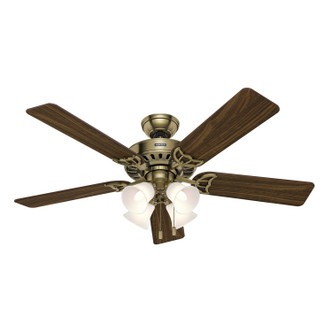 Hunter - 53063 - 52 Ceiling Fan - Studio Series - Antique Brass