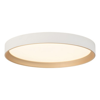 Vaxcel - C0382 - LED Flush Mount - Darien - White and Gold