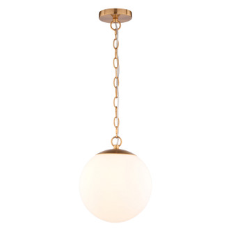 Vaxcel - P0454 - One Light Pendant - Linden - Muted Brass