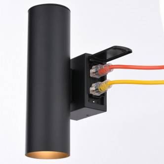 Vaxcel - T0798 - Two Light Outdoor Wall Mount - Chiasso - Textured Black