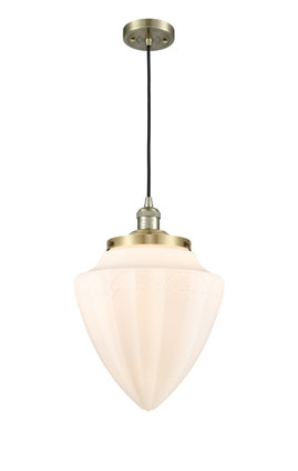manufacturer_finish:Antique Brass|manufacturer_glass:Matte White Cased Large Bullet|light_output:220.00lm|color_temperature:2200K|cri:99