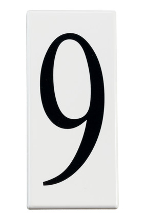 Kichler - 4309 - Number 9 Panel - Accessory - White Material (Not Painted)