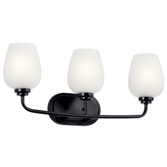 Kichler - 45129BK - Three Light Bath - Valserrano - Black