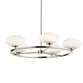 Pim Six Light Chandelier (52223PN) Pim Six Light Chandelier (52223PN)