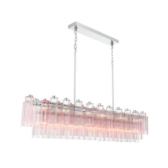 Crystorama - ADD-337-CH-SP - 16 Light Linear Chandelier - Addis - Polished Chrome