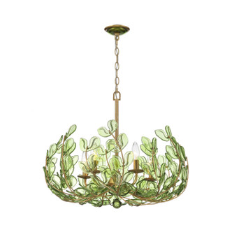 Crystorama - BGT-336-SG-GR - Five Light Chandelier - Bridget - Soft Gold
