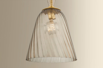 Bleecker One Light Pendant (2413-AGB)