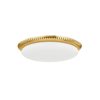 Hudson Valley - 3118-AGB - LED Flush Mount - North Castle - Aged Brass