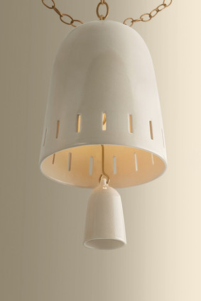 Omi Three Light Chandelier (3635-PBR/CIC)