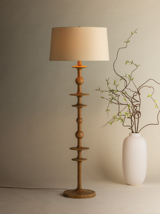 Jefferson Heights One Light Floor Lamp (L3962-AGB)