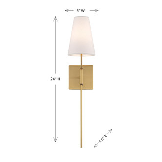 One Light Wall Sconce (M90114NB)